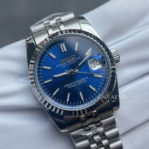 Seiko 精工改裝 日誌型 藍色