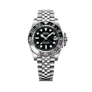 Seiko Mod GMT Bruce Wayne
