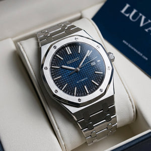 [IN STOCK] Seiko Mod Royal Oak - Midnight Blue
