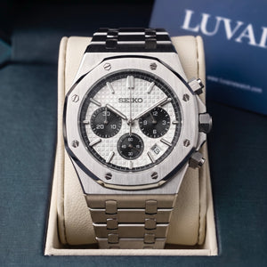 Seiko Mod Royal Oak Chronograph - Panda