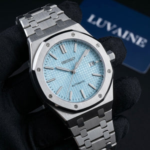 Seiko Mod Royal Oak - Tiffany Blue