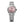 Seiko 精工改裝 女士日誌型 寶石 粉紅色面