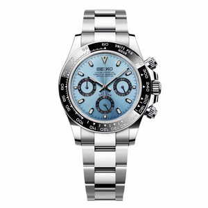 Seiko Mod Daytona - Ice Blue/Brown