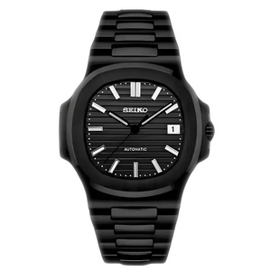Seiko Mod Nautilus - Full Black