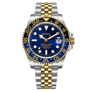 Seiko 精工改裝 遊艇名仕型 間金 藍色面