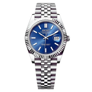 Seiko 精工改裝 日誌型 藍色
