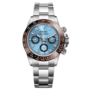 Seiko Mod Daytona - Ice Blue/Black