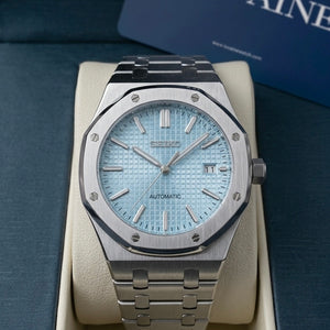 Seiko Mod Royal Oak - Ice Blue