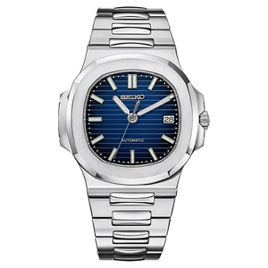 Seiko Mod Nautilus - Blue