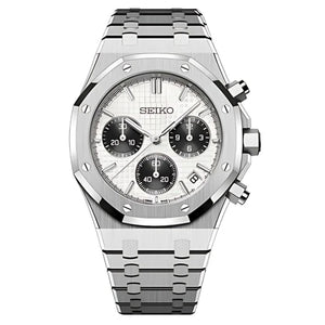 Seiko Mod Royal Oak Chronograph - Panda