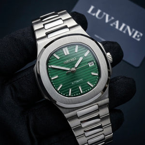 Seiko Mod Nautilus - Emerald Green