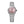 Seiko 精工改裝 女士日誌型 寶石 粉紅色面