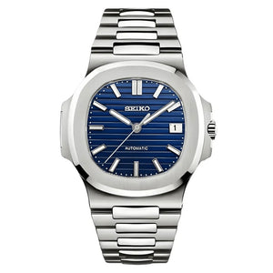 Seiko Mod Nautilus - Blue
