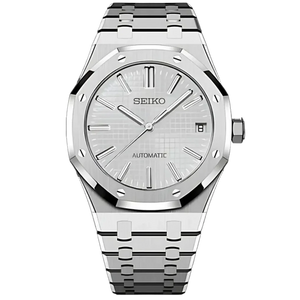 Seiko 精工改裝 皇家橡樹 白色