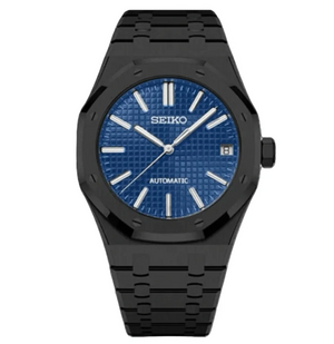 Seiko 精工改裝 皇家橡樹 黑色 藍色面