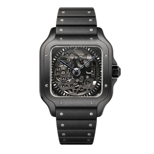 Seiko Mod Santos - Black Skeleton