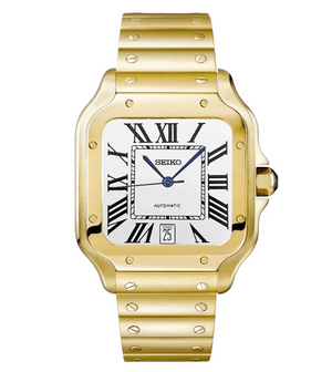 Seiko Mod Santos - Gold