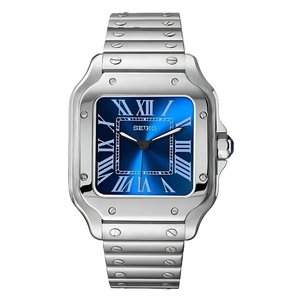 Seiko Mod Santos - Blue