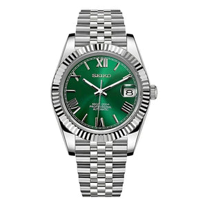 Seiko Mod Datejust - Green Roman