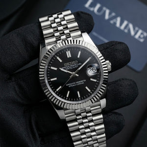 Seiko Mod Datejust - Black