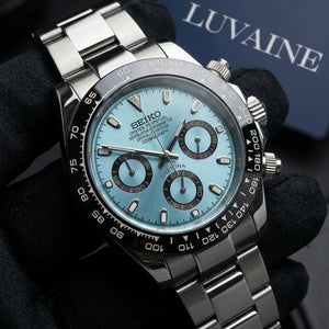 Seiko Mod Daytona Ice Blue