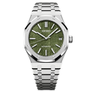[IN STOCK] Seiko Mod Royal Oak - Olive Green