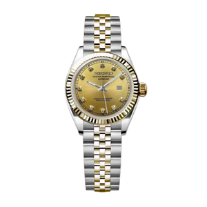 Seiko Mod Ladies Datejust - Gold Gem (Two-Tone Gold)