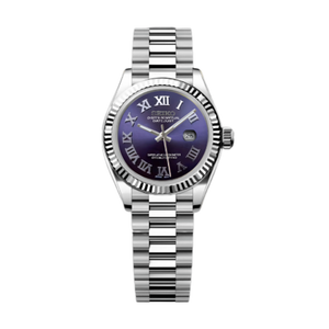 Seiko Mod Ladies Datejust - Roman Purple