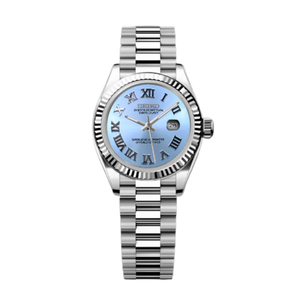 Seiko Mod Ladies Datejust - Roman Ice Blue