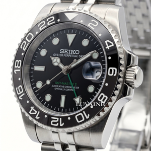 Seiko Mod GMT - Bruce Wayne