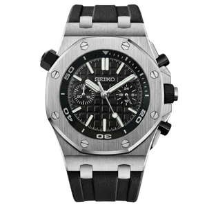 [IN STOCK] Seiko Mod Royal Oak Offshore W/Black