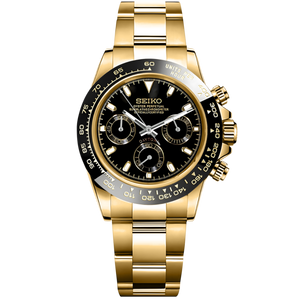 Seiko Mod Daytona - Black Gold