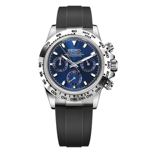 Seiko Mod Daytona - Black/Royal Blue