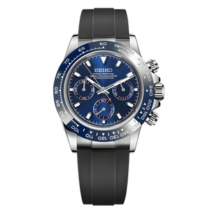 Seiko Mod Daytona - Black/Royal Blue