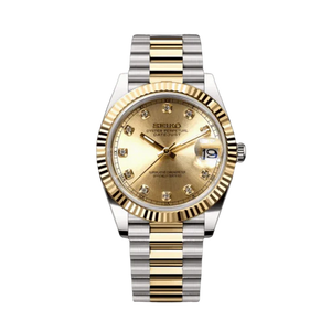 Seiko Mod Datejust - Gold Gem Two Tone