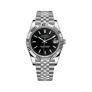 Seiko Mod Datejust - Black