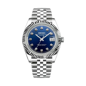 Seiko Mod Datejust - Blue Gem