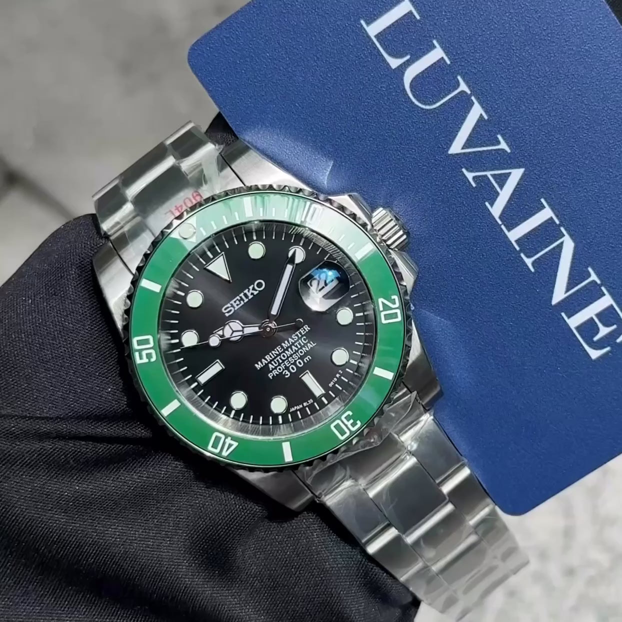 Seiko Mod Submariner - Starbucks – Luvaine Watch